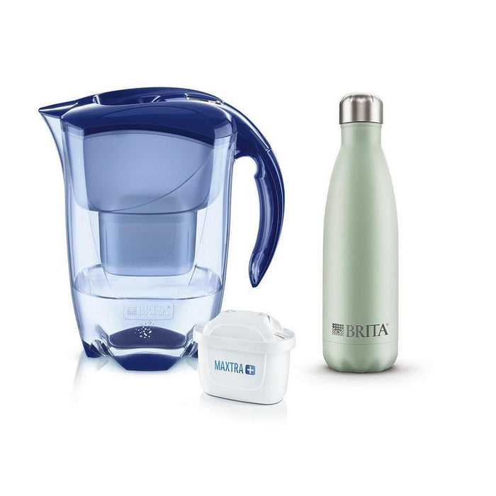 Filter jug Brita ELEMARIS COOL+MAXTRA PLUS + THERMO BOTTLE-BLUE*** , 2.4L