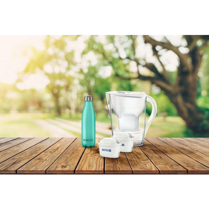 Filter jug Brita MARELLA COOL MEMO+2 F-RA MAXTRA PLUS+T BOTTLE***, 2.4L