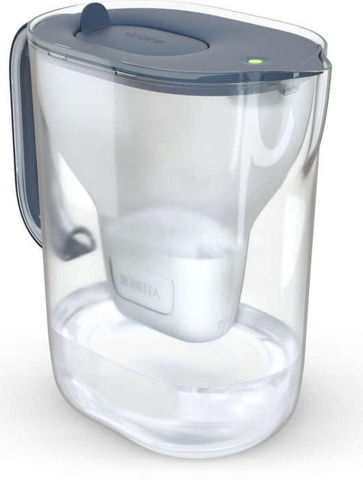 BRITA Style ESSENTIAL XL Water Filter Jug (Dark Blue) + 3 x MX Pro Pure Performance Filters