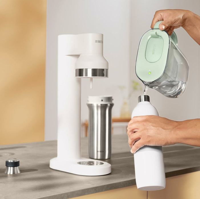 Brita sodaTRIO bottle (0.65 l; white)