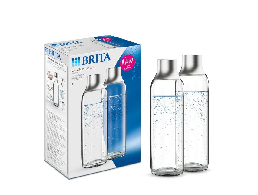 Brita sodaTRIO bottle (2 pcs., glass)