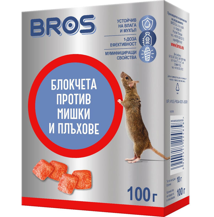 BAIT BLOCK AGAINST MOUSE BROS