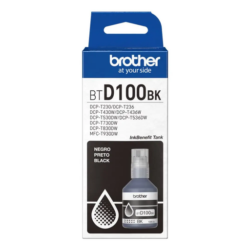 Brother BTD100BK printer ink refill Original - For Brother printers (without