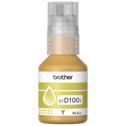 Brother BTD100Y printer ink refill Original - For Brother printers (without
