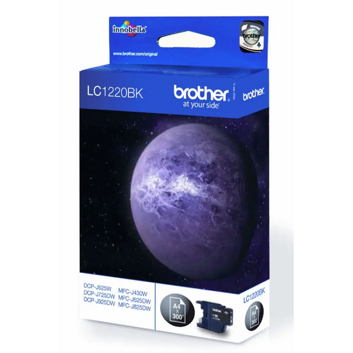 BROTHER LC-1220 ink cartridge black standard capacity 300 pages 1-pack - Мастила и Мастилени глави<<<Консумативи