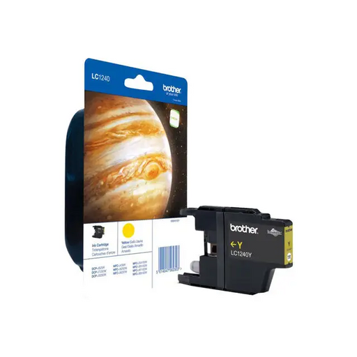 BROTHER LC-1240 ink cartridge yellow high capacity 600 pages 1-pack blister without alarm - Мастила и Мастилени