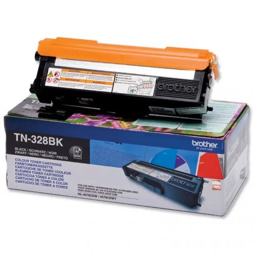 Brother TN-328BK toner cartridge 1 pc(s) Original Black - Тонери<<<Консумативи - Лазер<<<Печат Сканиране и
