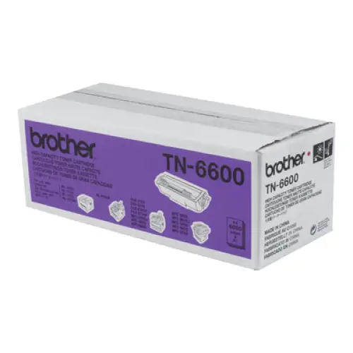 Brother TN-6600 - sort - original - to - Тонери<<<Консумативи - Лазер<<<Печат Сканиране и Консумативи<<<ALSO