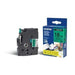Brother TZe-741 Tape Black on Green Laminated 18mm 8 m - Eco - Консумативи за етикетни принтери<<<BROTHER