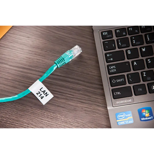 Brother TZe-FX241 Tape Black on White Flexible 18mm 8m - Консумативи за етикетни принтери<<<BROTHER