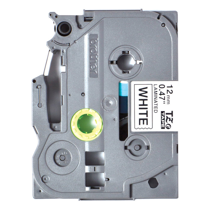 LAMINATED TAPE 12MM WHITE 8M BROTHER TZE-231