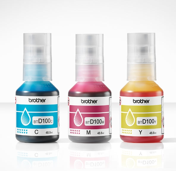 Brother BTD100CLVAL Brother Coloured Multipack Ink Bottles