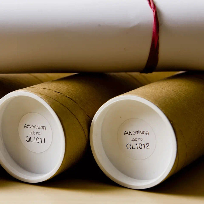 Brother DK-11219 Round Paper 1/2" label 12mm x 12mm x 1200 (Black on White)