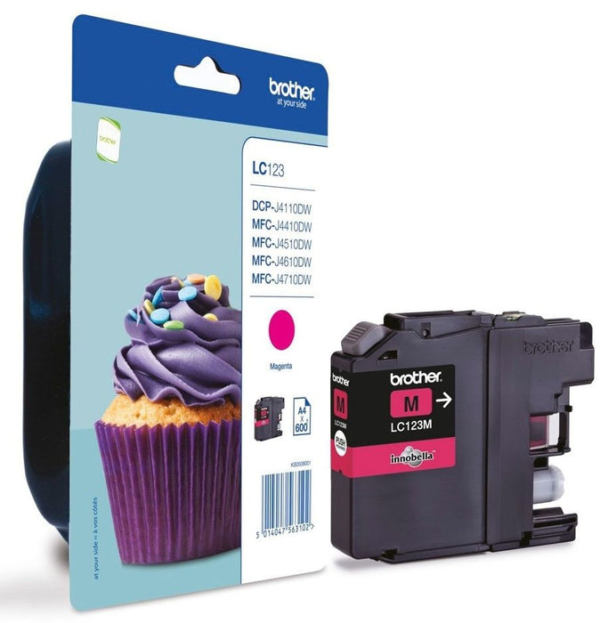 Brother LC-123 Magenta Ink Cartridge for MFC-J4510DW