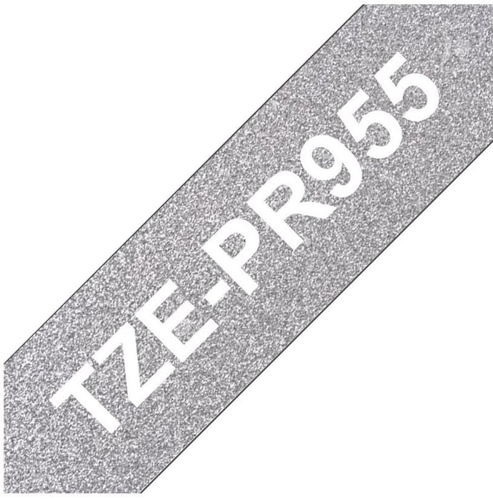 BROTHER TZEPR955 Tape cassettes 24 mm bandwidth Premium silber White