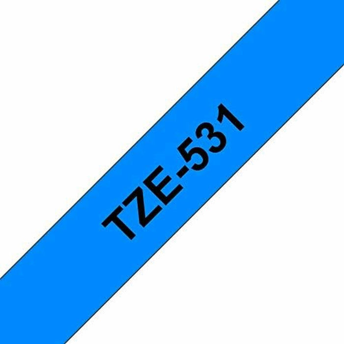 Brother TZe-531 Tape Black on Blue, Laminated, 12mm, 8m - Eco
