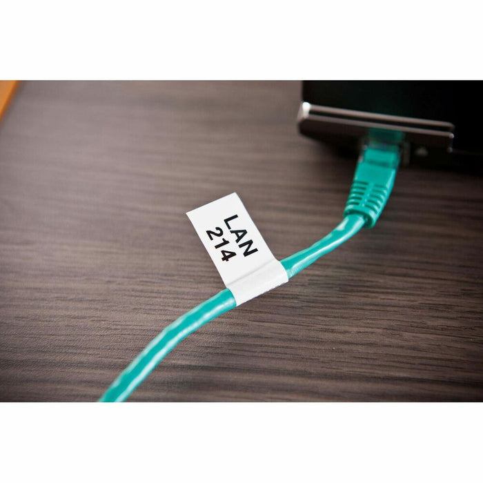 Brother TZe-FX221 Tape, Black on White, Flexible, 9mm, 8m