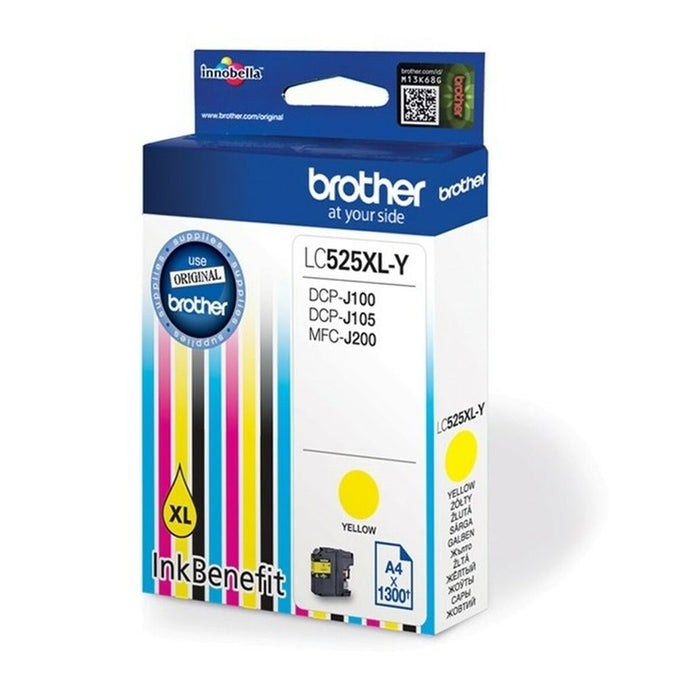 Brother LC-525 XL Yellow Ink Cartridge High Yield
