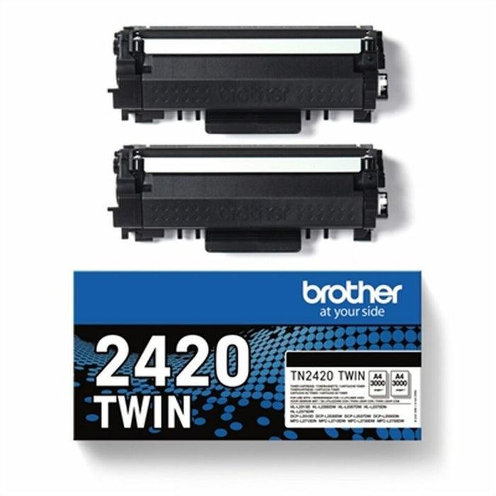 BROTHER TN2420 TWIN-pack black toners BK 3000pages/cartridge