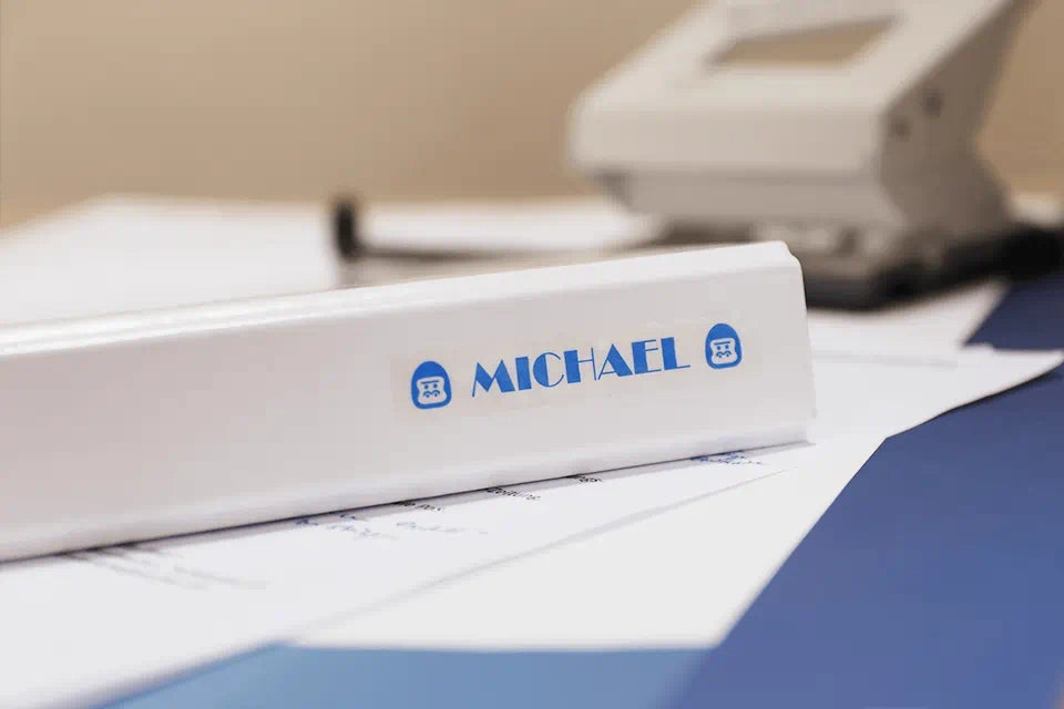 Brother TZe-133 Tape Blue on Clear, Laminated, 12mm, 8m - Eco