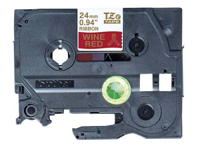 BROTHER P-Touch 24mm wind red/gold ribbon tape