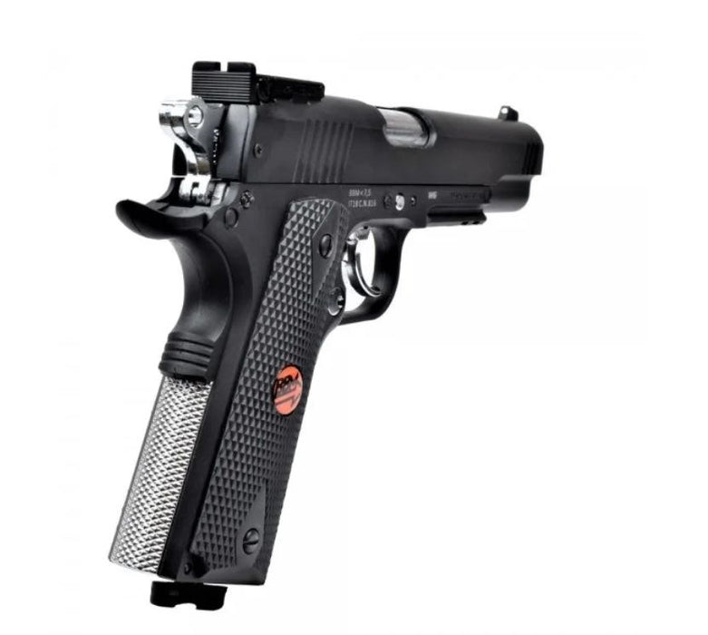 BRUNI 816 US Combat 4.5 mm BB airsoft pistol, 20-round CO₂ magazine, up to 17 joules