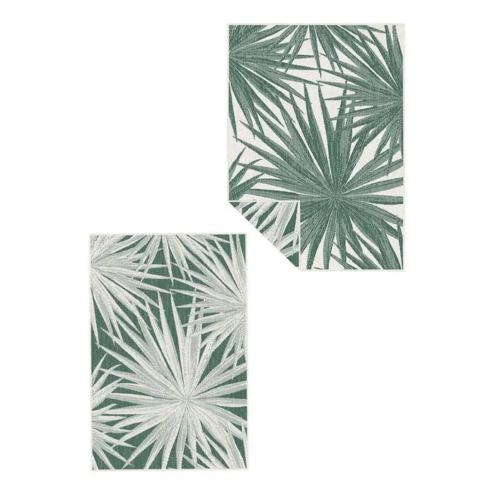 BRUSSELS CARPET 120X170 CM GREEN LEAVES CREAM - Килими<<<Килими<<<Мебели и
