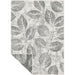 BRUSSELS CARPET 80X150 CM GRAY LEAVES CREAM - Килими<<<Килими<<<Мебели и