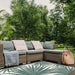 BRUSSELS CARPET 80X150 CM GREEN LEAVES CREAM - Килими<<<Килими<<<Мебели и