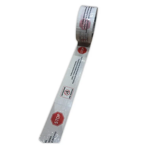BSTech printed adhesive tape 48 mm x 100 m ‘STOP safety tape’ 6 pcs. - Wrapping tapesARP-TAS<<<Wrapping
