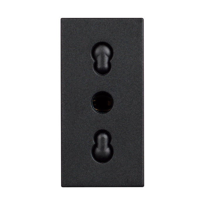 ITAL. STAND. 2R+E BLACK BTICINO CLASSIA