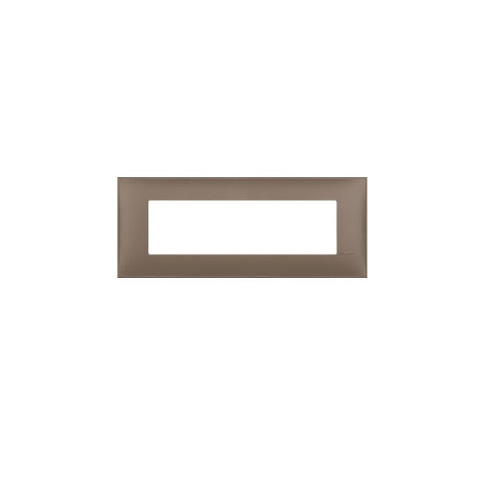 7-MODULE FRAME CLASSIA LEGRAND - BROWN MAT