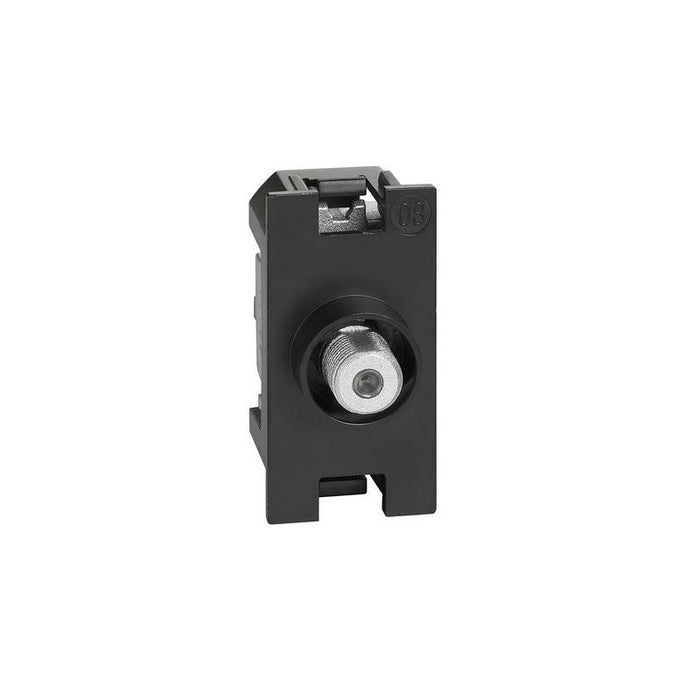 SINGLE MODULE TV OUTLET TYPE F LIVING NOW LEGRAND