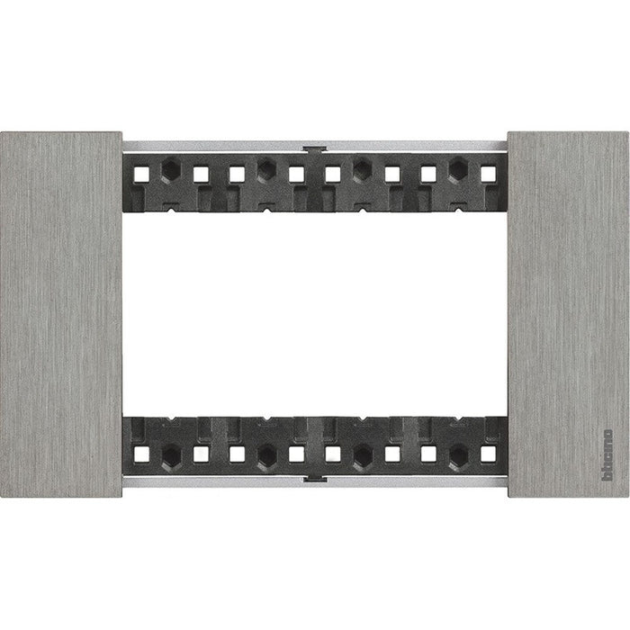 4-MODULE FRAME LN KA4804ZG 4-MODULE LIVING NOW BITICINO - STEEL