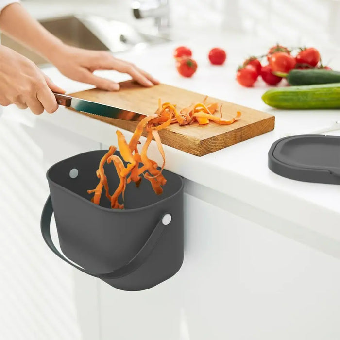 Bucket container Rotho Anthracite Recycled plastic - Купички за храна и вода<<<Домашни Животни<<<Дом