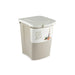 Bucket container Rotho Beige Plastic - Купички за храна и вода<<<Домашни Животни<<<Дом Градина<<<BigBuy&&&Bowls