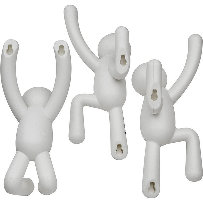 BUDDY WALL HANGER 3PCS WHITE UMBRA - Продукти за съхранение и организация на дрехи<<<Домашни потреби<<<Кухня<<<Praktiker