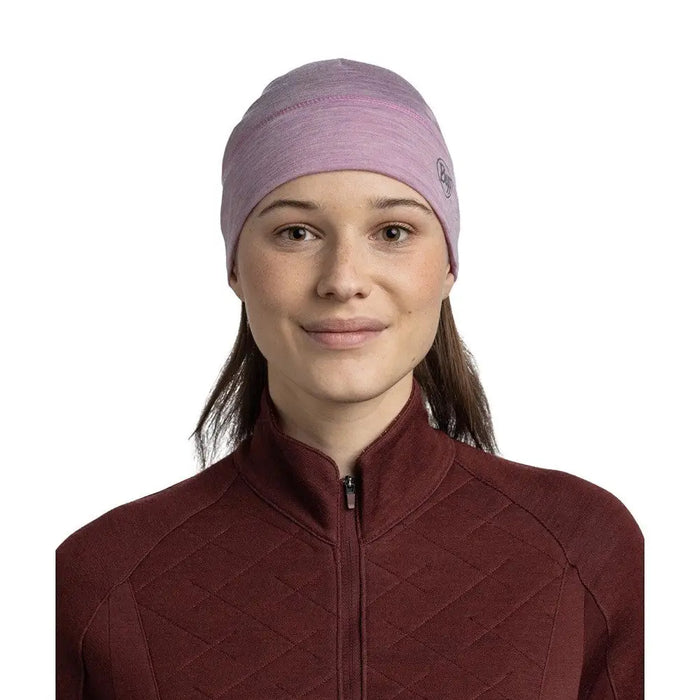 Buff Lightweight Merino Wool Beanie Hat Lilac - HeadwearODM-NGL<<<Military clothingODM<<<ActionPL
