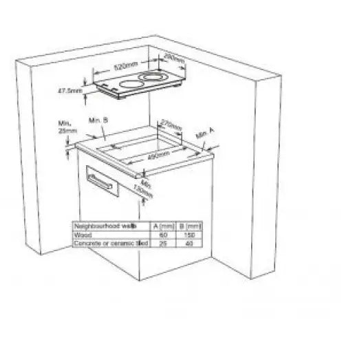 Built-in ceramic hob Finlux FXVT 302 ECO Electric - Kерамичен плот<<<Плотове<<<Уреди за вграждане<<<ZoraSite
