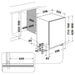 Built-in dishwasher Hotpoint-Ariston H8I HP42 L*** 14 sets C 600 W mm - Съдомиялни машини<<<Уреди за