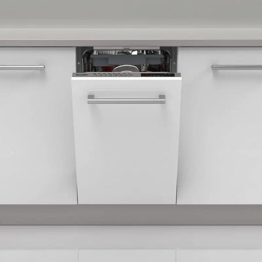 Built-in dishwasher Sharp QW-NS1GI47EX 10 sets E 45 W mm - Съдомиялни машини<<<Уреди за вграждане<<<ZoraSite
