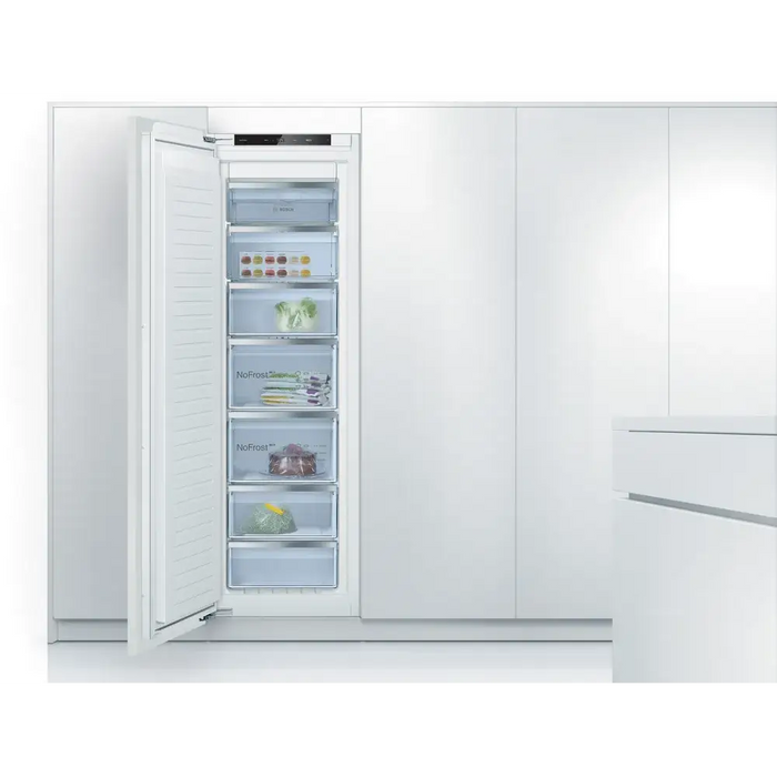 Built-in freezer BOSCH GIN81VEE0 - Фризери<<<BOSCH хладилници<<<BOSCH<<<PolyComp&&&Вертикални фризери за