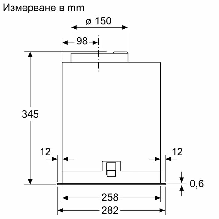 Built-in hood BOSCH DLN87AC50 stainless steel. 86 cm - Аспиратори<<<BOSCH аспиратори<<<BOSCH<<<PolyComp&&&Аспиратори за