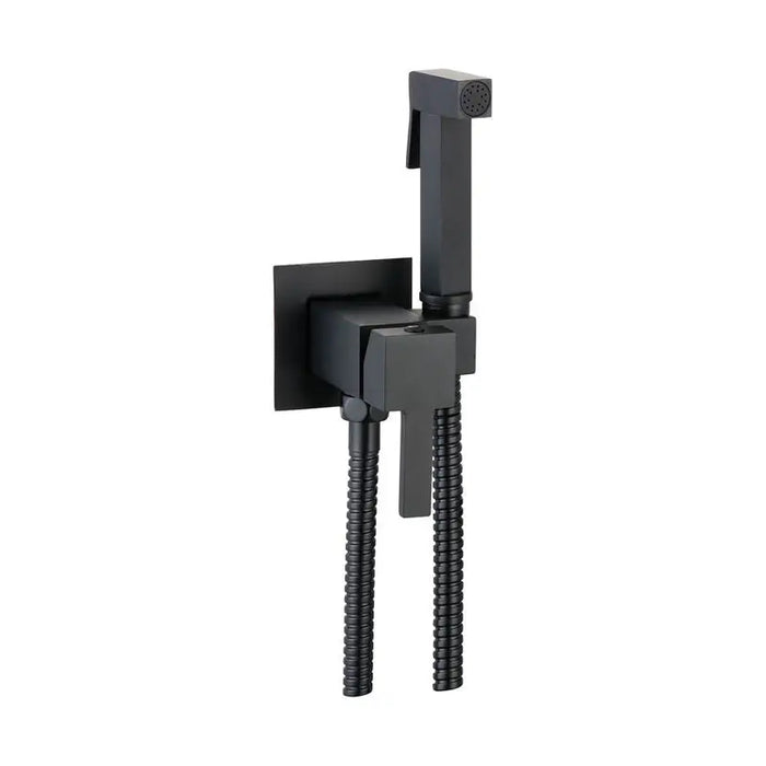 BUILT-IN HYGIENIC SHOWER BLACK MATT INTER CERAMIC BLAKE - Душ комплекти и смесители за вграждане<<<Смесители и