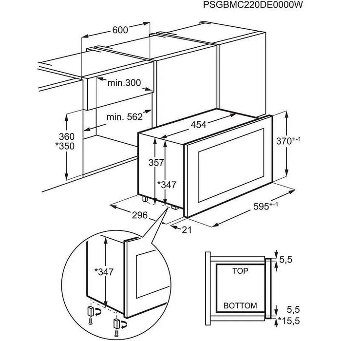 Built-in microwave oven AEG MBB1756SEB *** Electronic - Микровълнови фурни за вграждане<<<Уреди за