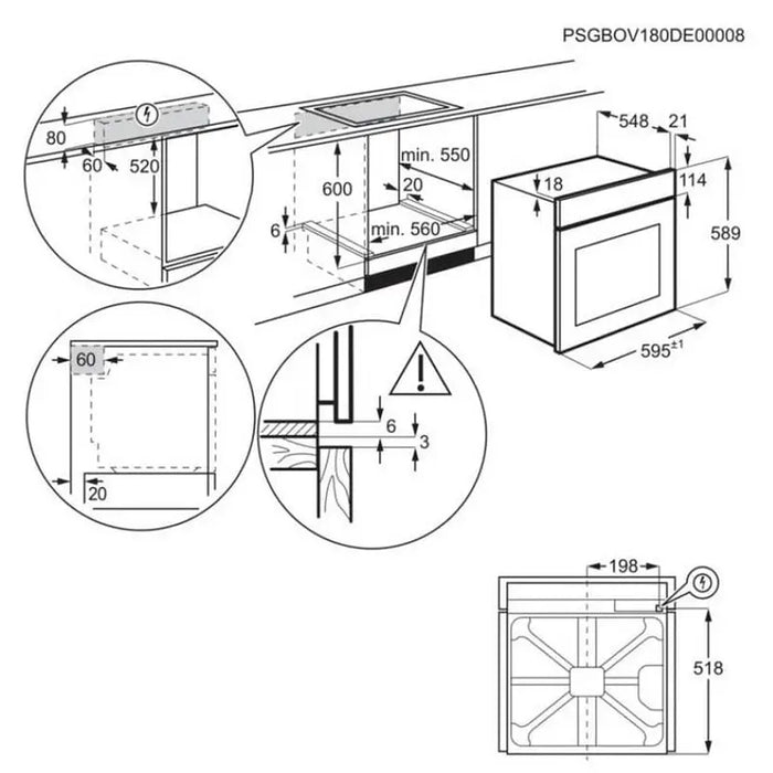 Built-in oven AEG TU5PB431SB 72 l Pyrolysis A++ - Фурни с пиролиза<<<Фурни за вграждане<<<Уреди за