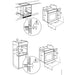 Built-in oven Electrolux EOH3F00BX 65 А Water cleaning Mechanical - Фурни<<<Уреди за вграждане<<<ZoraSite