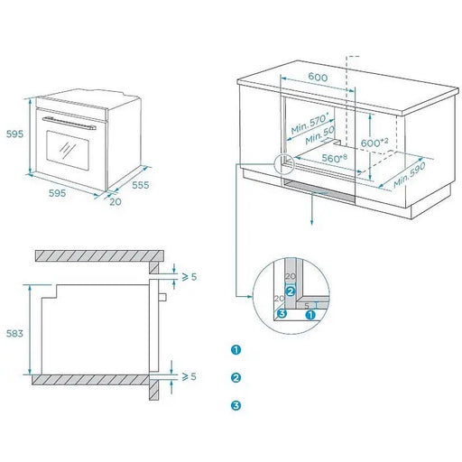 Built-in oven Finlux FX 965 A IX 70 Push buttons A Water cleaning - Фурни<<<Уреди за вграждане<<<ZoraSite