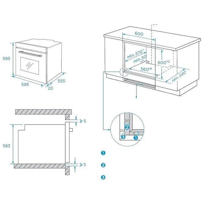 Built-in oven Finlux FX 965 A IX 70 Push buttons A Water cleaning - Фурни<<<Уреди за вграждане<<<ZoraSite