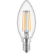 Bulb Philips Core LED 4.3 = 40W 827/B35 E14 candle transparent - Крушки<<<Дом и градина<<<TechMart